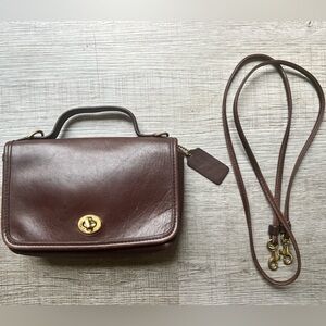 Vintage Coach Casino bag 9924 (mahogany)